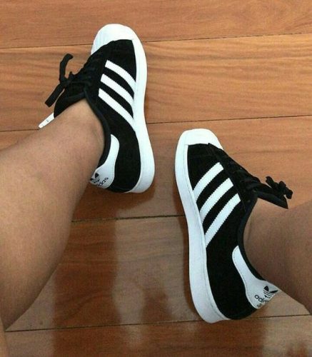 Adidas Superstar Core Black White photo review